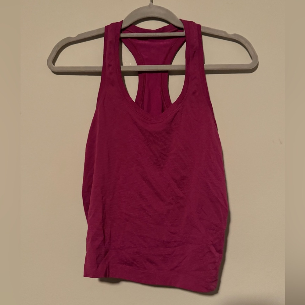 GUC Lululemon Athletica Magenta Tank Top